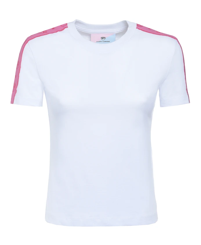 Футболка с логотипом 600, упрощающая дизайн, джерси. Chiara Ferragni Collection, белый
Футболка с логотипом 600, упрощающая дизайн, джерси. Chiara Ferragni Collection, белый