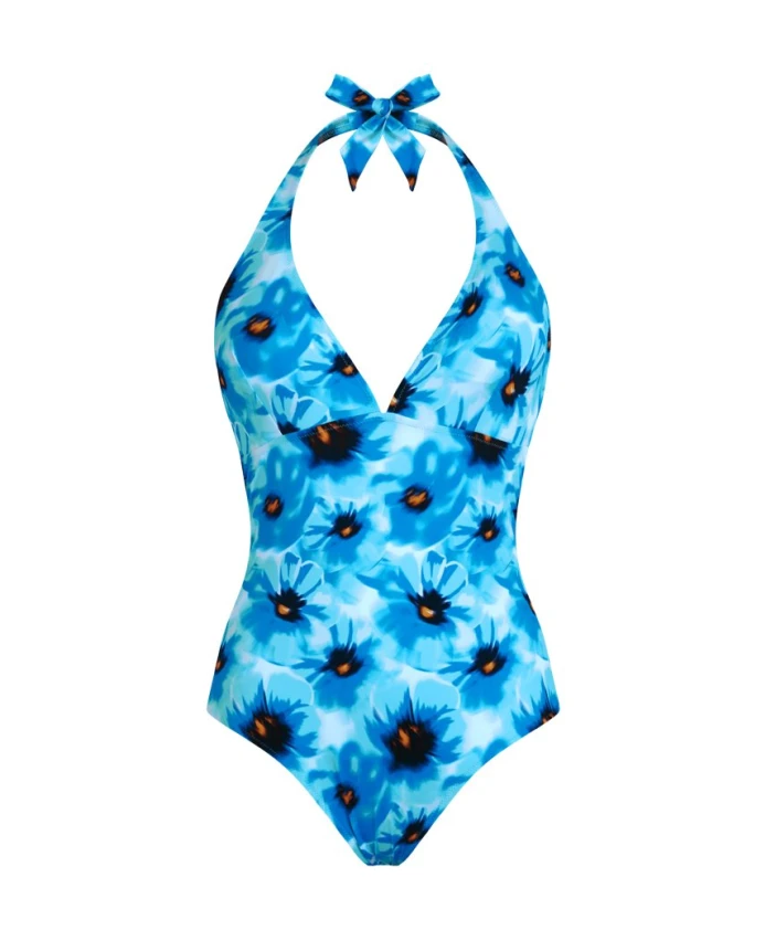 Купальник с завязками на шее, маки Vilebrequin, синий
Купальник с завязками на шее, маки Vilebrequin, синий