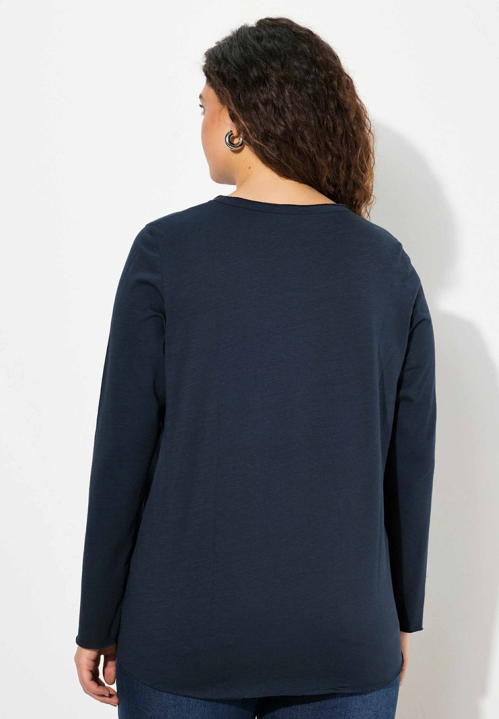 Топ с длинными рукавами Ulla Popken, темно-синий
Топ с длинными рукавами Ulla Popken, темно-синий