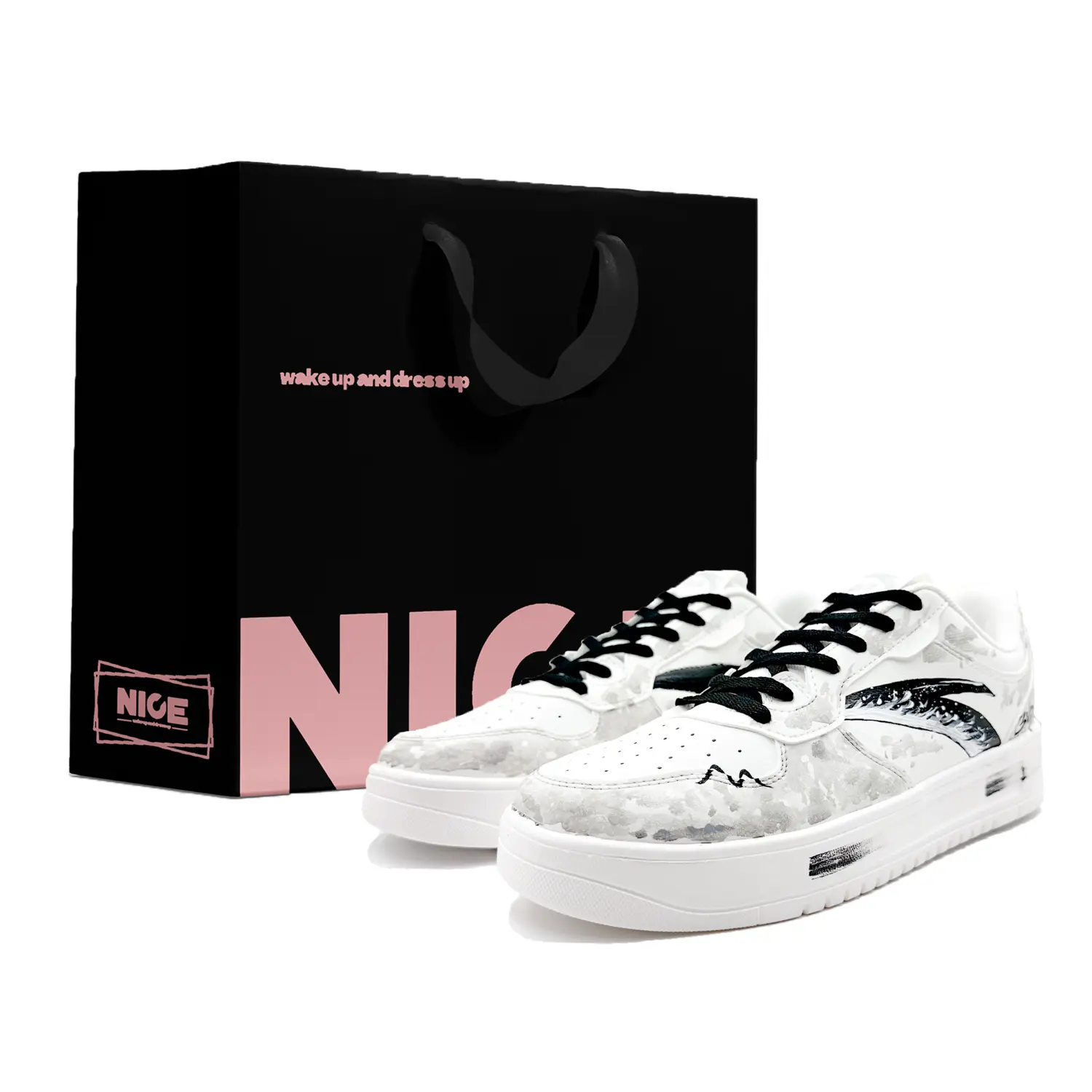 ANTA Комфортные, нескользящие, амортизирующие, износостойкие, низкие кроссовки для скейтбординга, мужские, серо-белые
ANTA Комфортные, нескользящие, амортизирующие, износостойкие, низкие кроссовки для скейтбординга, мужские, серо-белые