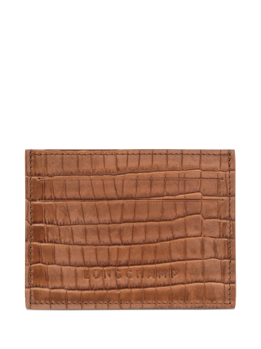 Кардхолдер из кожи с эффектом крокодила Longchamp, коричневый
Кардхолдер из кожи с эффектом крокодила Longchamp, коричневый