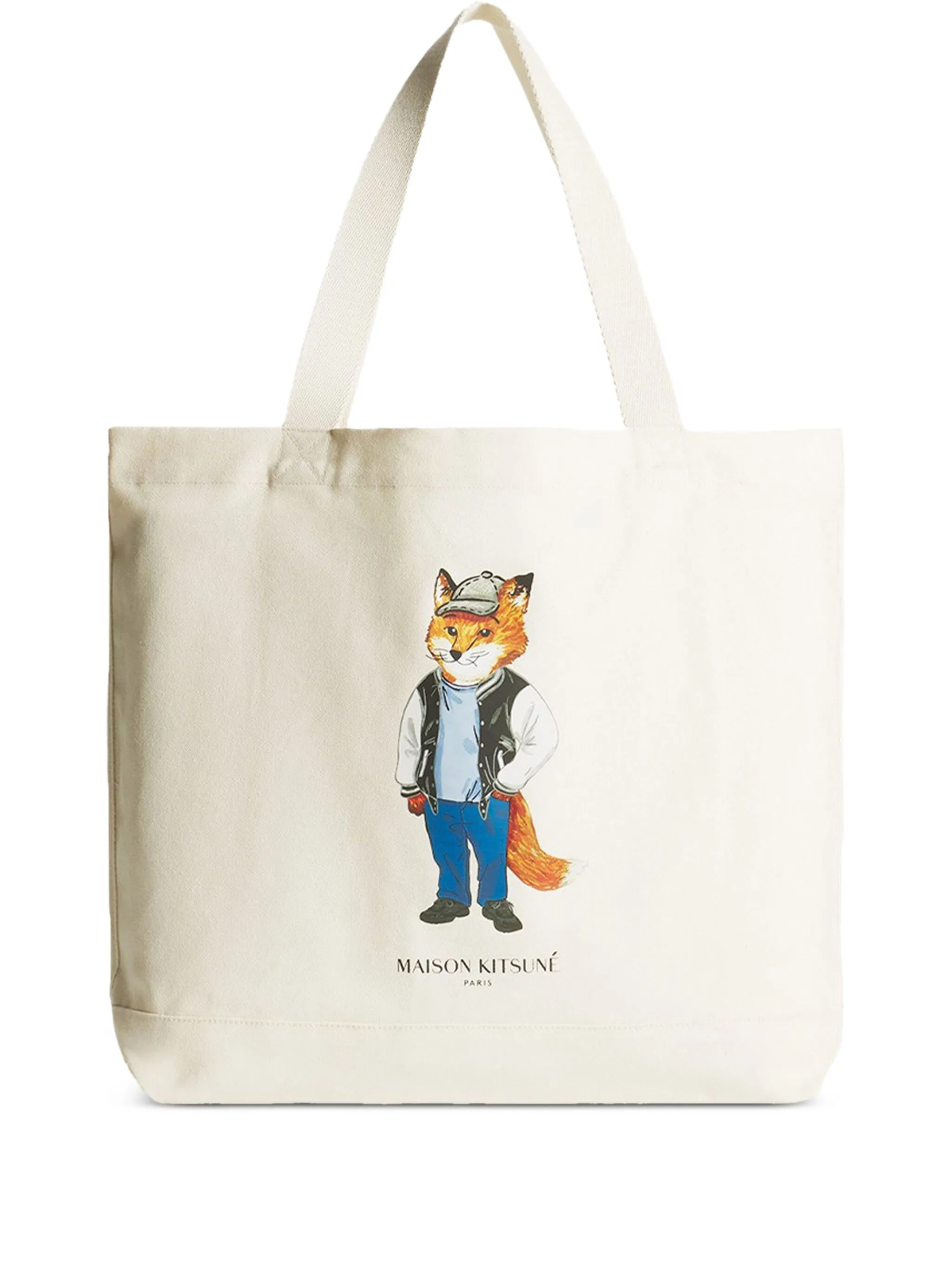 Сумка-тоут Dressed Fox Maison Kitsuné, кремовый
Сумка-тоут Dressed Fox Maison Kitsuné, кремовый