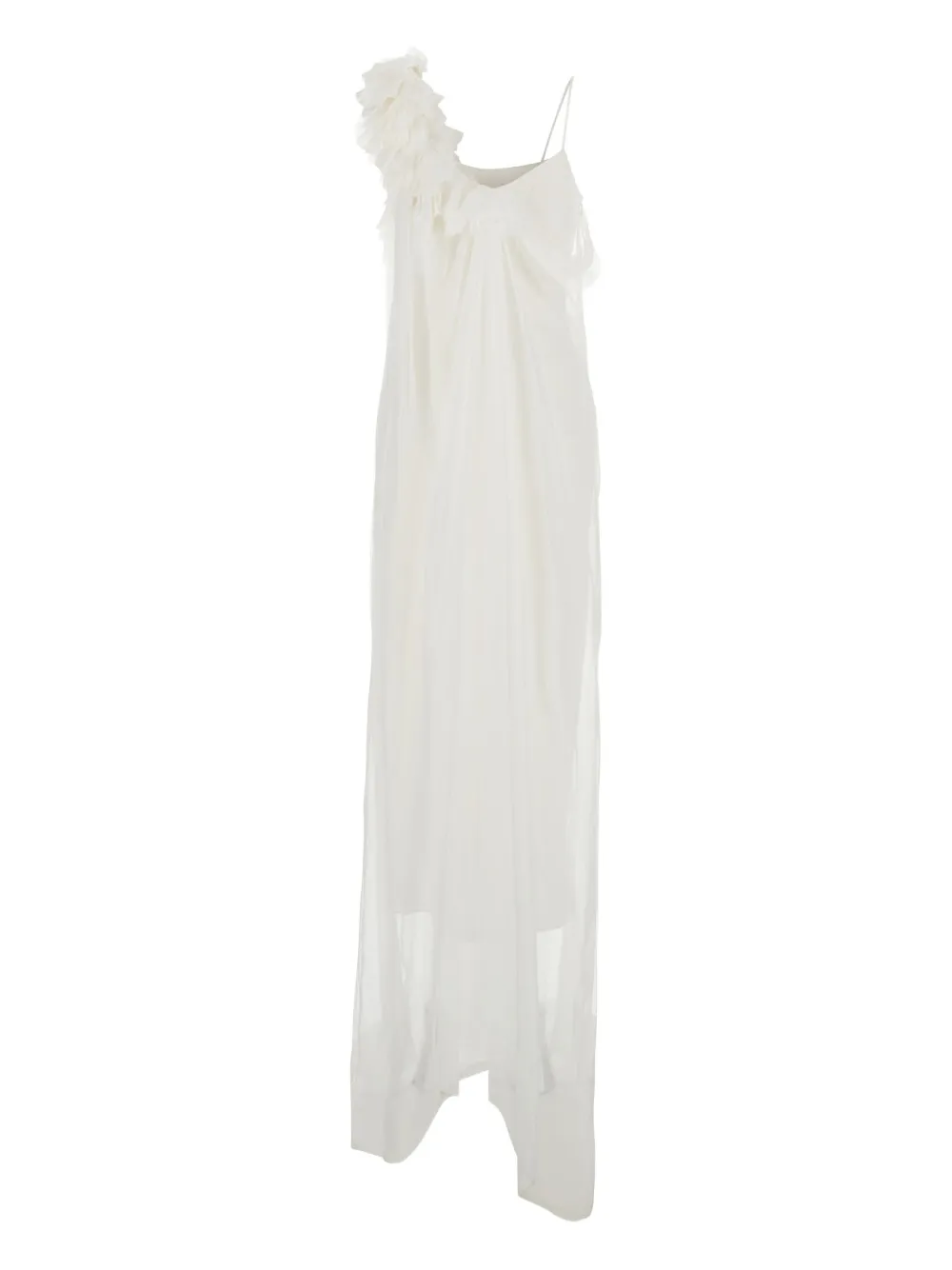 Платье макси на одно плечо с оборками Alberta Ferretti
Платье макси на одно плечо с оборками Alberta Ferretti