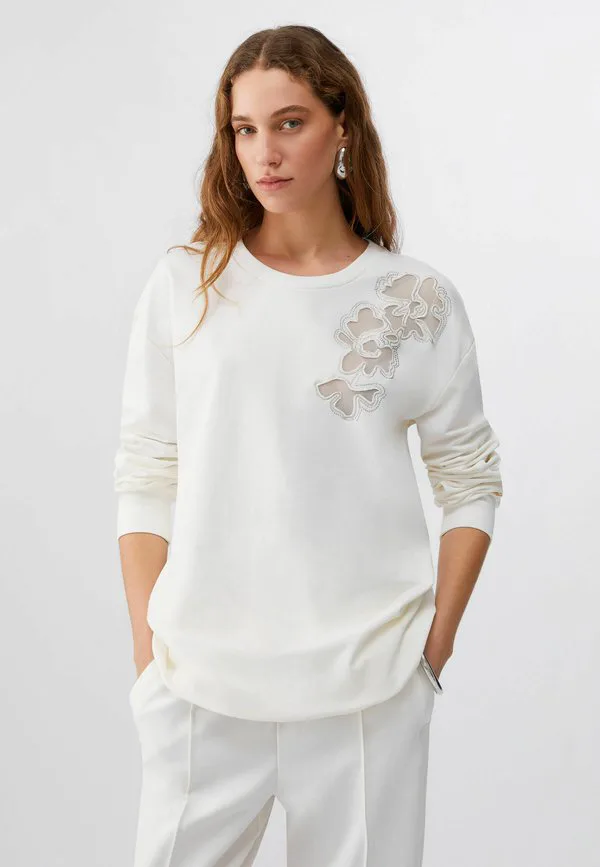 Толстовка с цветочной вышивкой Liu Jo, Off-White, Белый, Толстовка с цветочной вышивкой Liu Jo, Off-White
Толстовка с цветочной вышивкой Liu Jo, Off-White, Белый, Толстовка с цветочной вышивкой Liu Jo, Off-White