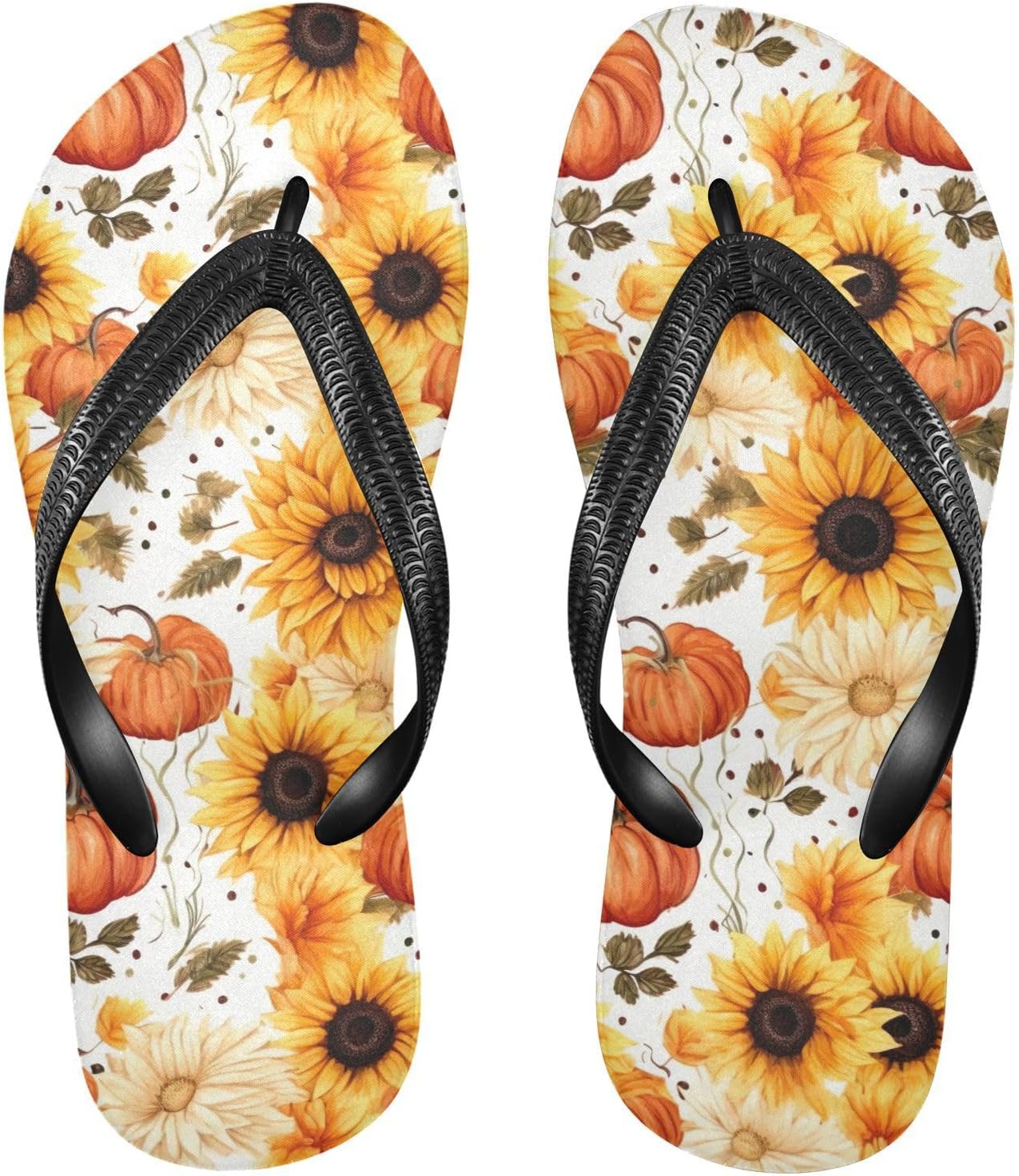 SPRIPORT Осенние шлепанцы с тыквами и подсолнухами, узкие, удобные, повседневные, сандалии-вьетнамки с нескользящей резиновой подошвой для ванной комнаты и душа, для летних прогулок по пляжу, Multicoloured
SPRIPORT Осенние шлепанцы с тыквами и подсолнухами, узкие, удобные, повседневные, сандалии-вьетнамки с нескользящей резиновой подошвой для ванной комнаты и душа, для летних прогулок по пляжу, Multicoloured