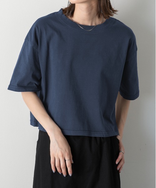 Футболка короткая, винтажная, с пигментной отделкой Ad thie, темно-синий
Футболка короткая, винтажная, с пигментной отделкой Ad thie, темно-синий