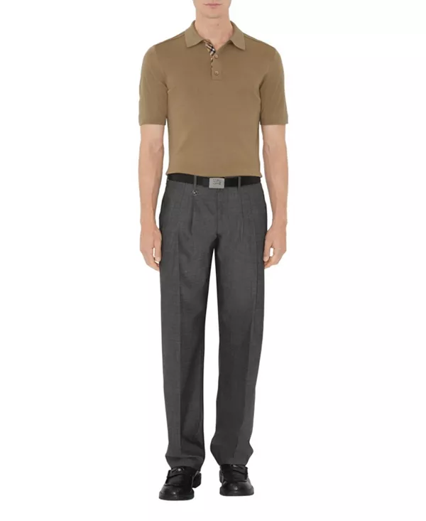 Шерстяная рубашка поло Burberry, бежевый
Шерстяная рубашка поло Burberry, бежевый