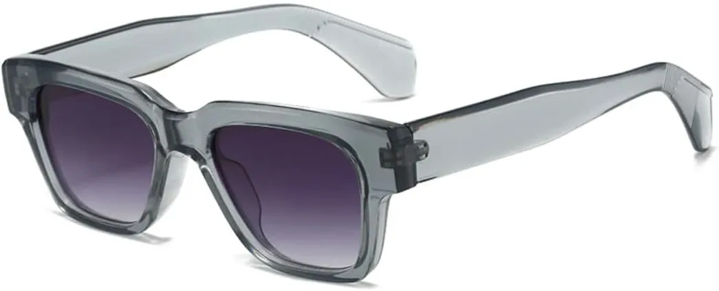 Модные солнцезащитные очки для женщин в стиле ретро, желто-синие, с защитой от УФ-излучения UV400, модные солнцезащитные очки для мужчин UUPTTPL, Gray Gray Gradient
Модные солнцезащитные очки для женщин в стиле ретро, желто-синие, с защитой от УФ-излучения UV400, модные солнцезащитные очки для мужчин UUPTTPL, Gray Gray Gradient