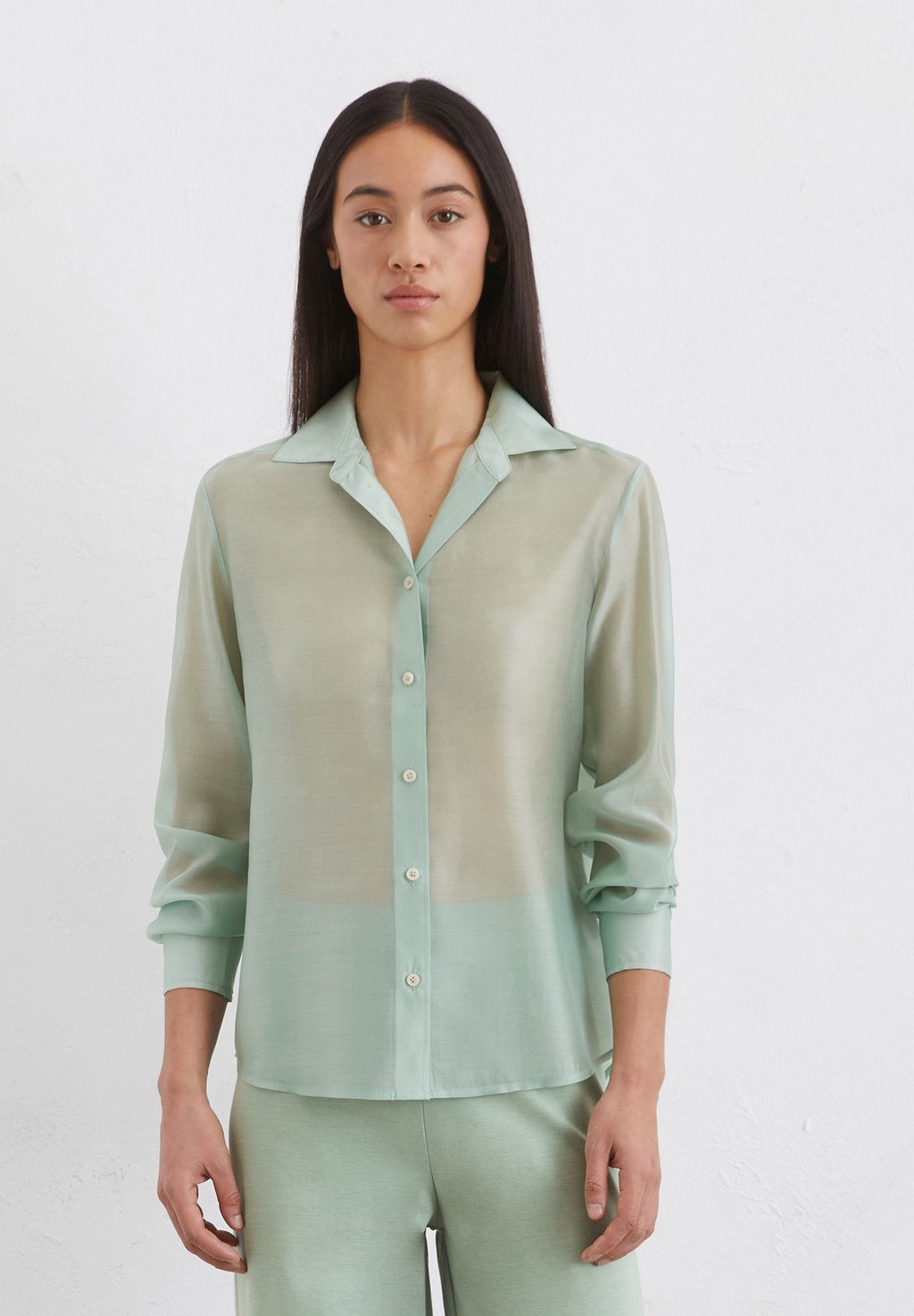 Блузка на пуговицах Marc O'Polo, светло-зеленый
Блузка на пуговицах Marc O'Polo, светло-зеленый