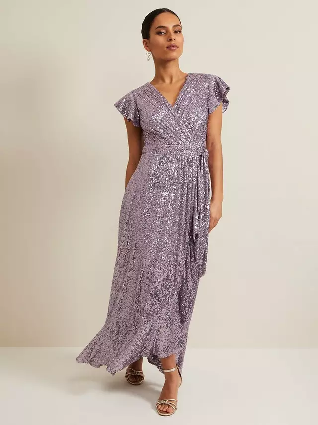 Платье Phase Eight Petite Carina Sequin Maxi Wrap, фиолетовый
Платье Phase Eight Petite Carina Sequin Maxi Wrap, фиолетовый