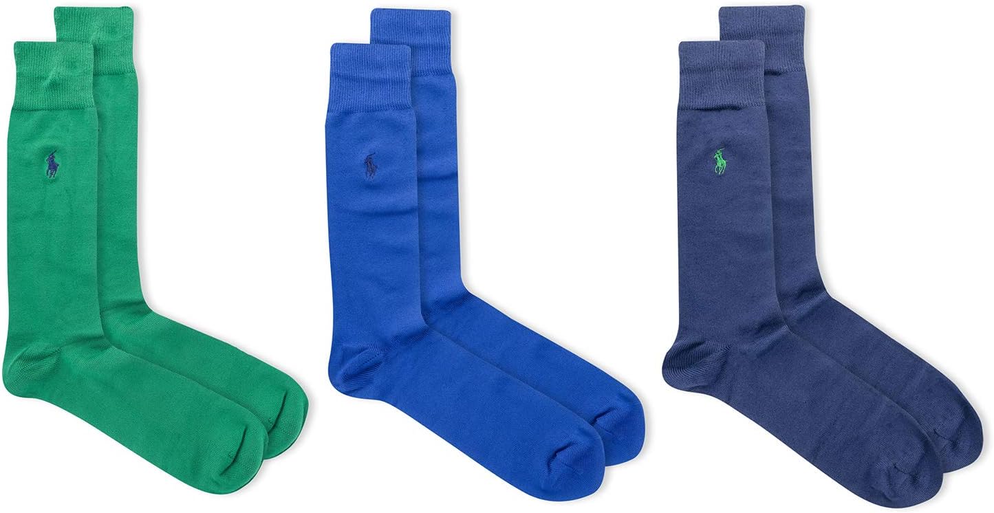 POLO RALPH LAUREN Мужские супермягкие плоские классические носки-следки (3 пары), Green/Blue
POLO RALPH LAUREN Мужские супермягкие плоские классические носки-следки (3 пары), Green/Blue