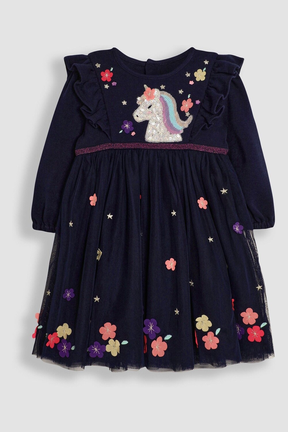 Платье для вечеринки из тюля с аппликацией Jojo Maman Bébé, синий
Платье для вечеринки из тюля с аппликацией Jojo Maman Bébé, синий