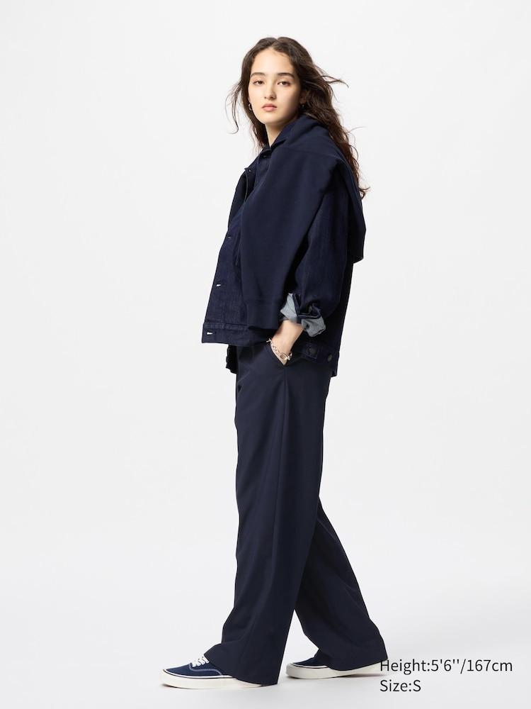 Широкие брюки со складками Uniqlo, цвет 69 синий
Широкие брюки со складками Uniqlo, цвет 69 синий