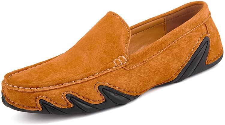 Мужские повседневные замшевые лоферы с противоскользящей и прочной подошвой, мокасины, легкие и удобные, легко носить и снимать Zestrelax, коричневый
Мужские повседневные замшевые лоферы с противоскользящей и прочной подошвой, мокасины, легкие и удобные, легко носить и снимать Zestrelax, коричневый