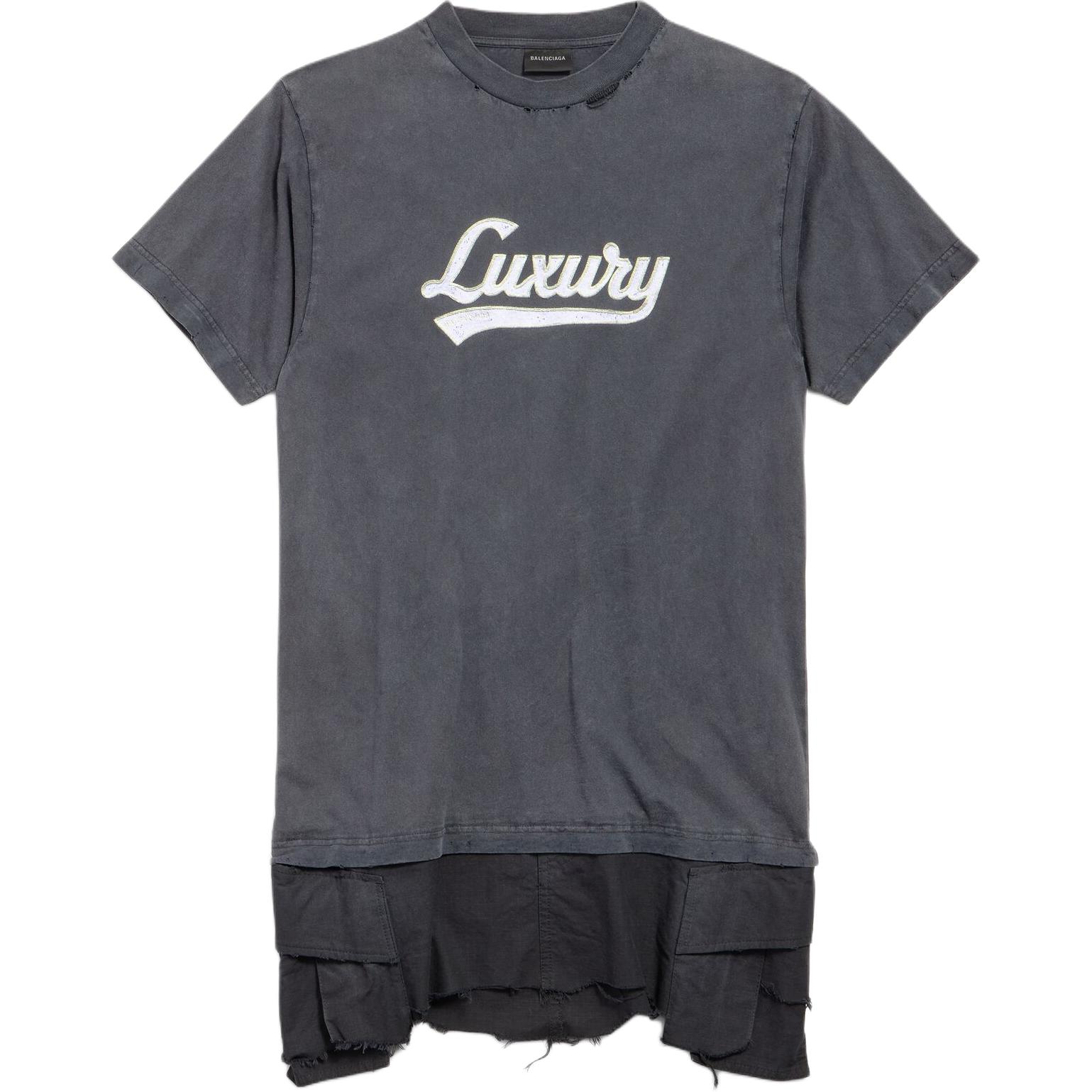 Футболка-платье Luxury Script Hybrid Balenciaga, черный
Футболка-платье Luxury Script Hybrid Balenciaga, черный