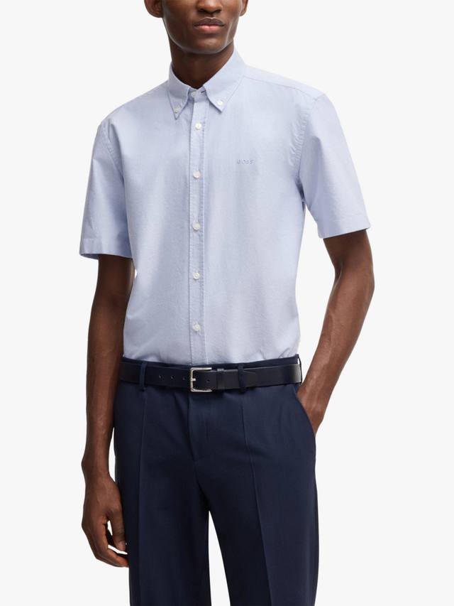 BOSS Cotton Regular Fit Logo Shirt HUGO BOSS, Light Pastel Blue
BOSS Cotton Regular Fit Logo Shirt HUGO BOSS, Light Pastel Blue