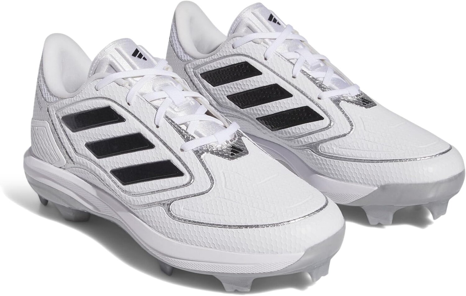 Кроссовки adidas Adizero Purehustle 3 Softball Cleats, цвет Footwear White/Core Black/Silver Metallic
Кроссовки adidas Adizero Purehustle 3 Softball Cleats, цвет Footwear White/Core Black/Silver Metallic