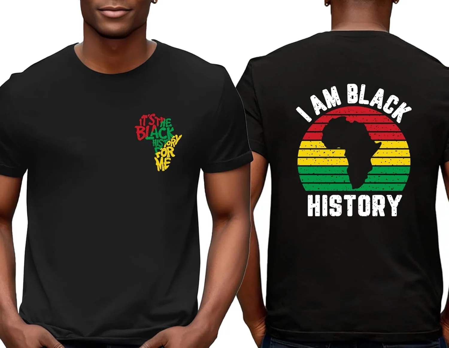 Футболка Black History для мужчин с принтом I Am Black QMH
Футболка Black History для мужчин с принтом I Am Black QMH