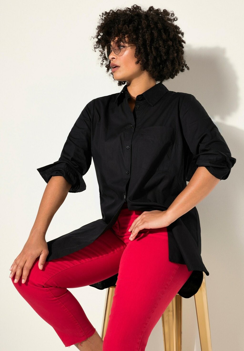 Блузка-рубашка Angel of Style, черная
Блузка-рубашка Angel of Style, черная