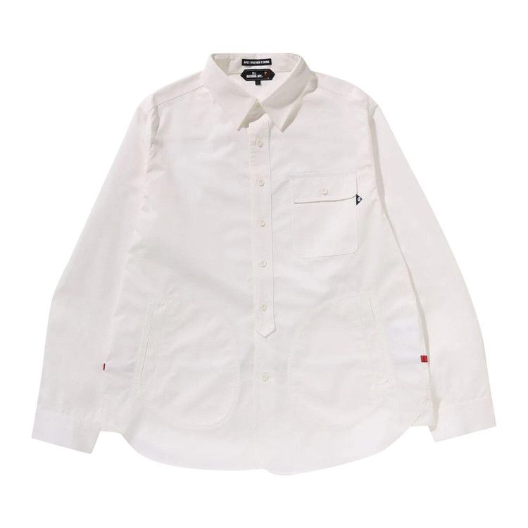 Рубашка BAPE Long-Sleeve Shirt, White
Рубашка BAPE Long-Sleeve Shirt, White