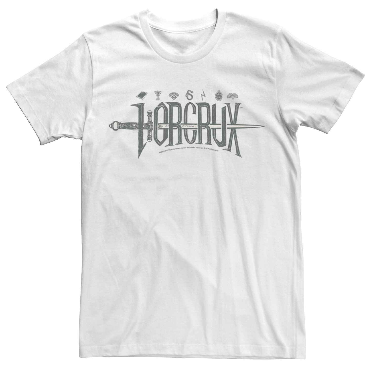 Мужская футболка с рисунком Гарри Поттера «Гарри Поттер семь крестражей» Harry Potter, белый 
Мужская футболка с рисунком Гарри Поттера «Гарри Поттер семь крестражей» Harry Potter, белый