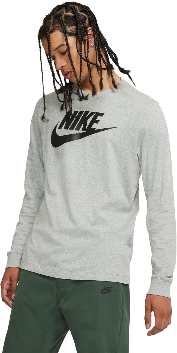 Мужская спортивная футболка с длинным рукавом Nike Icon Futura, Dark Grey Heather/Black, Черный, Мужская спортивная футболка с длинным рукавом Nike Icon Futura, Dark Grey Heather/Black
Мужская спортивная футболка с длинным рукавом Nike Icon Futura, Dark Grey Heather/Black, Черный, Мужская спортивная футболка с длинным рукавом Nike Icon Futura, Dark Grey Heather/Black