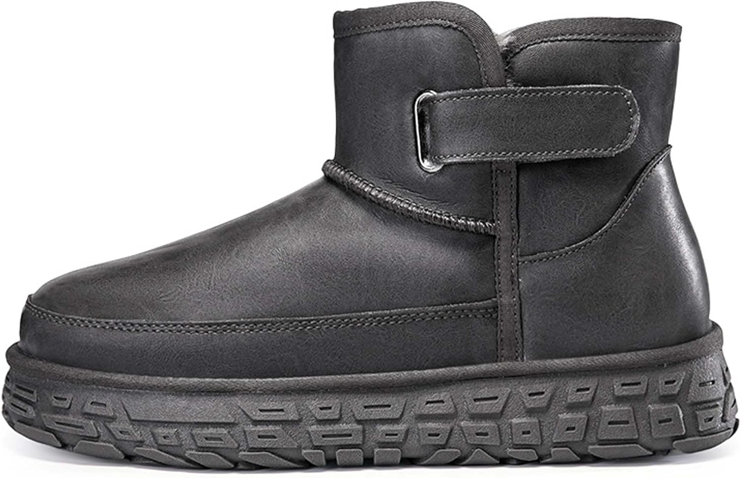 Зимние противоскользящие сапоги с толстой подошвой и теплой меховой подкладкой, мужские хлопковые ботинки Generic, серый
Зимние противоскользящие сапоги с толстой подошвой и теплой меховой подкладкой, мужские хлопковые ботинки Generic, серый