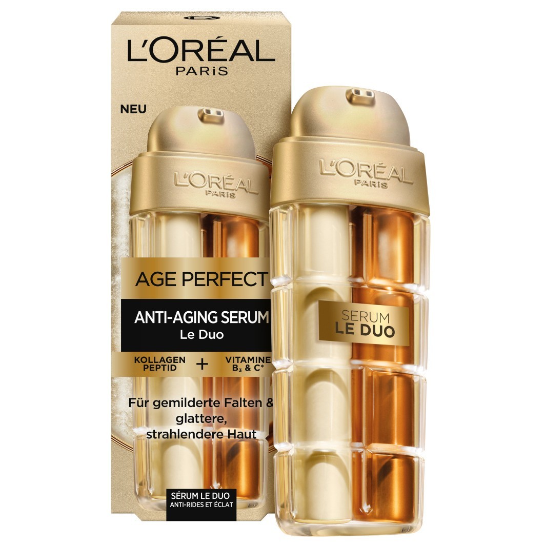 Сыворотка для лица age perfect anti-aging serum le duo Loreal Paris, объем 30 мл
Сыворотка для лица age perfect anti-aging serum le duo Loreal Paris, объем 30 мл
