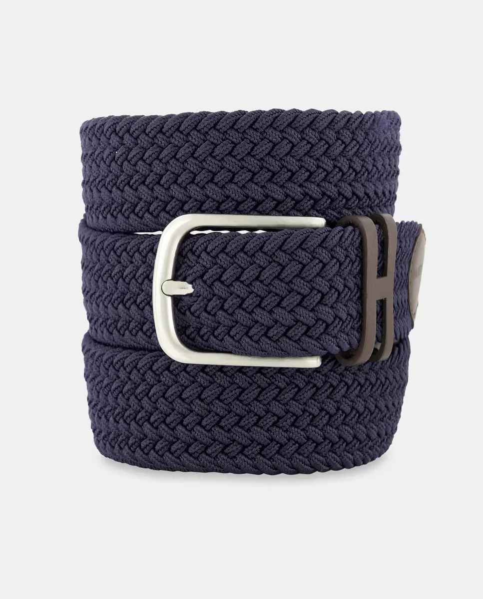 Эластичный плетеный ремень Hackett, темно-синий
Эластичный плетеный ремень Hackett, темно-синий