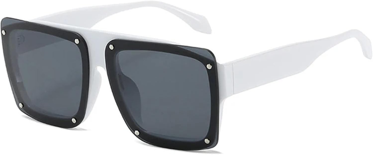 Солнцезащитные очки с защитой от УФ-излучения UV400 для женщин и мужчин | Градиентные оттенки, заклепки, панк | для занятий спортом на открытом воздухе DSVIGF, White Gray
Солнцезащитные очки с защитой от УФ-излучения UV400 для женщин и мужчин | Градиентные оттенки, заклепки, панк | для занятий спортом на открытом воздухе DSVIGF, White Gray