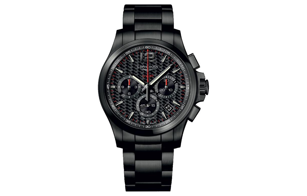 Longines Мужские кварцевые часы Comcast Collection с черным циферблатом и PVD-покрытием на ремешке
Longines Мужские кварцевые часы Comcast Collection с черным циферблатом и PVD-покрытием на ремешке