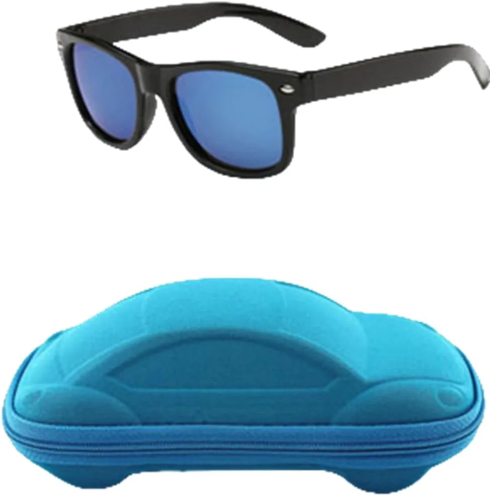 Детские солнцезащитные очки для мальчиков и девочек, модные очки с покрытием линз, защита от УФ-излучения UV 400, в комплекте с футляром UOVSAW, Black and Blue Case
Детские солнцезащитные очки для мальчиков и девочек, модные очки с покрытием линз, защита от УФ-излучения UV 400, в комплекте с футляром UOVSAW, Black and Blue Case