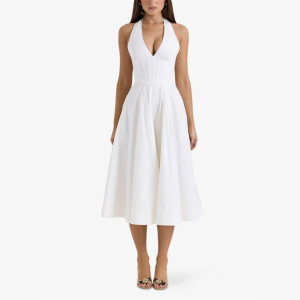 Платье миди House Of Cb с Аллена корсетным лифом из стрейч-хлопка, белый
Платье миди House Of Cb с Аллена корсетным лифом из стрейч-хлопка, белый