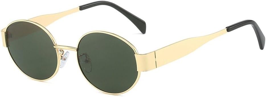 Овальные солнцезащитные очки для женщин, модные, с металлической оправой, защита от УФ-излучения UV400; модные солнцезащитные очки с градиентным переходом цвета для мужчин SKFGNX, Golden Dark Green
Овальные солнцезащитные очки для женщин, модные, с металлической оправой, защита от УФ-излучения UV400; модные солнцезащитные очки с градиентным переходом цвета для мужчин SKFGNX, Golden Dark Green