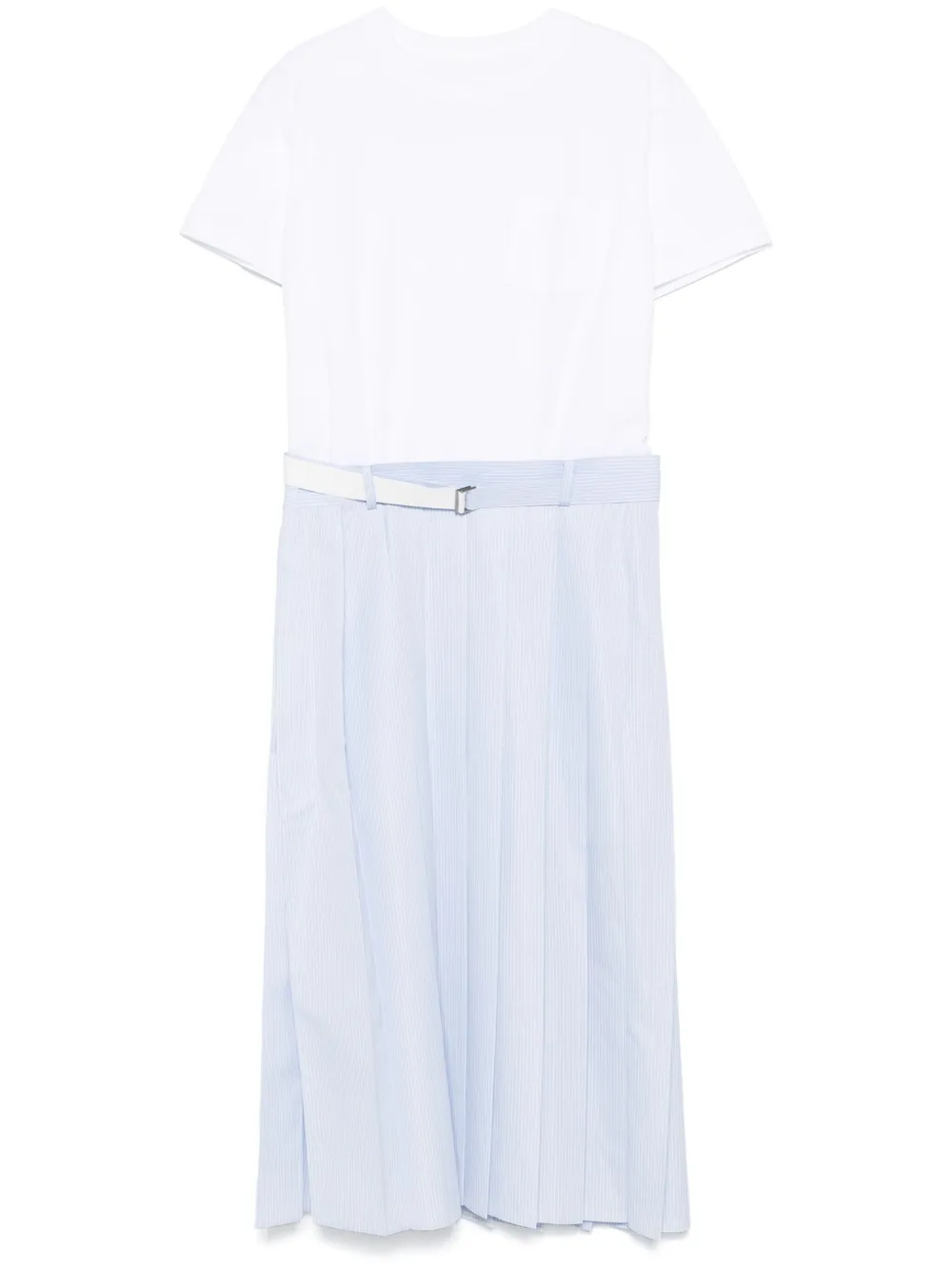 Платье миди со складками Sacai, белый
Платье миди со складками Sacai, белый