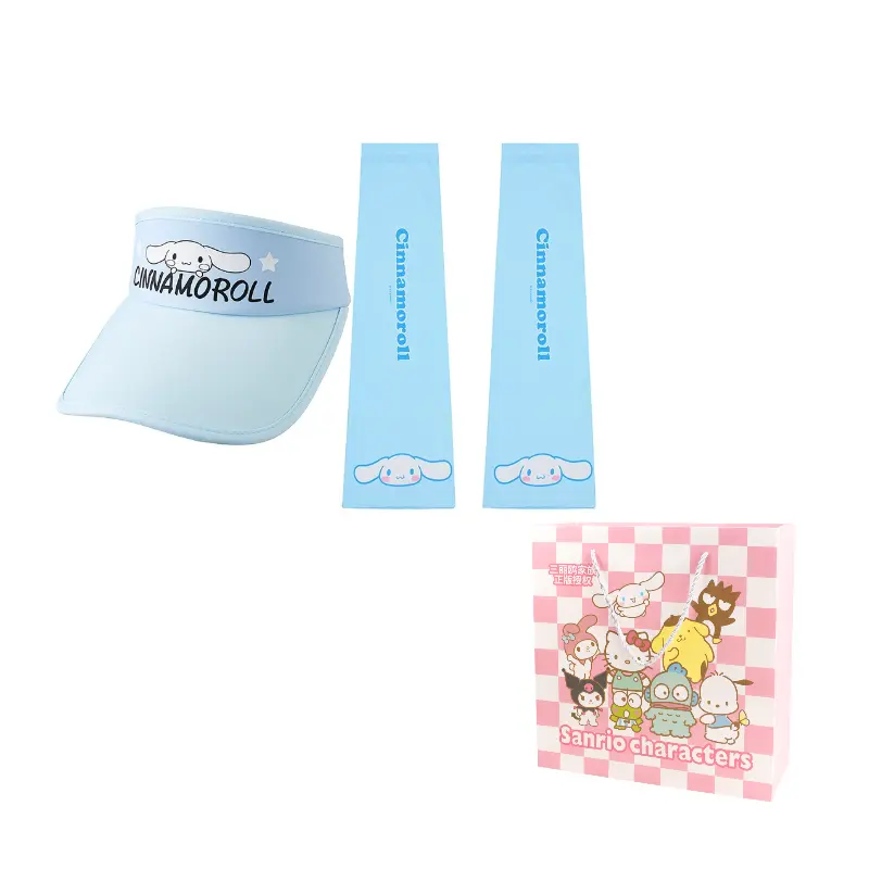 Sanrio Югей Собака Полиамидная Шляпа от солнца Унисекс, Cinnamoroll Visor Sun Protection Hat+Cooling Arm Sleeves
Sanrio Югей Собака Полиамидная Шляпа от солнца Унисекс, Cinnamoroll Visor Sun Protection Hat+Cooling Arm Sleeves