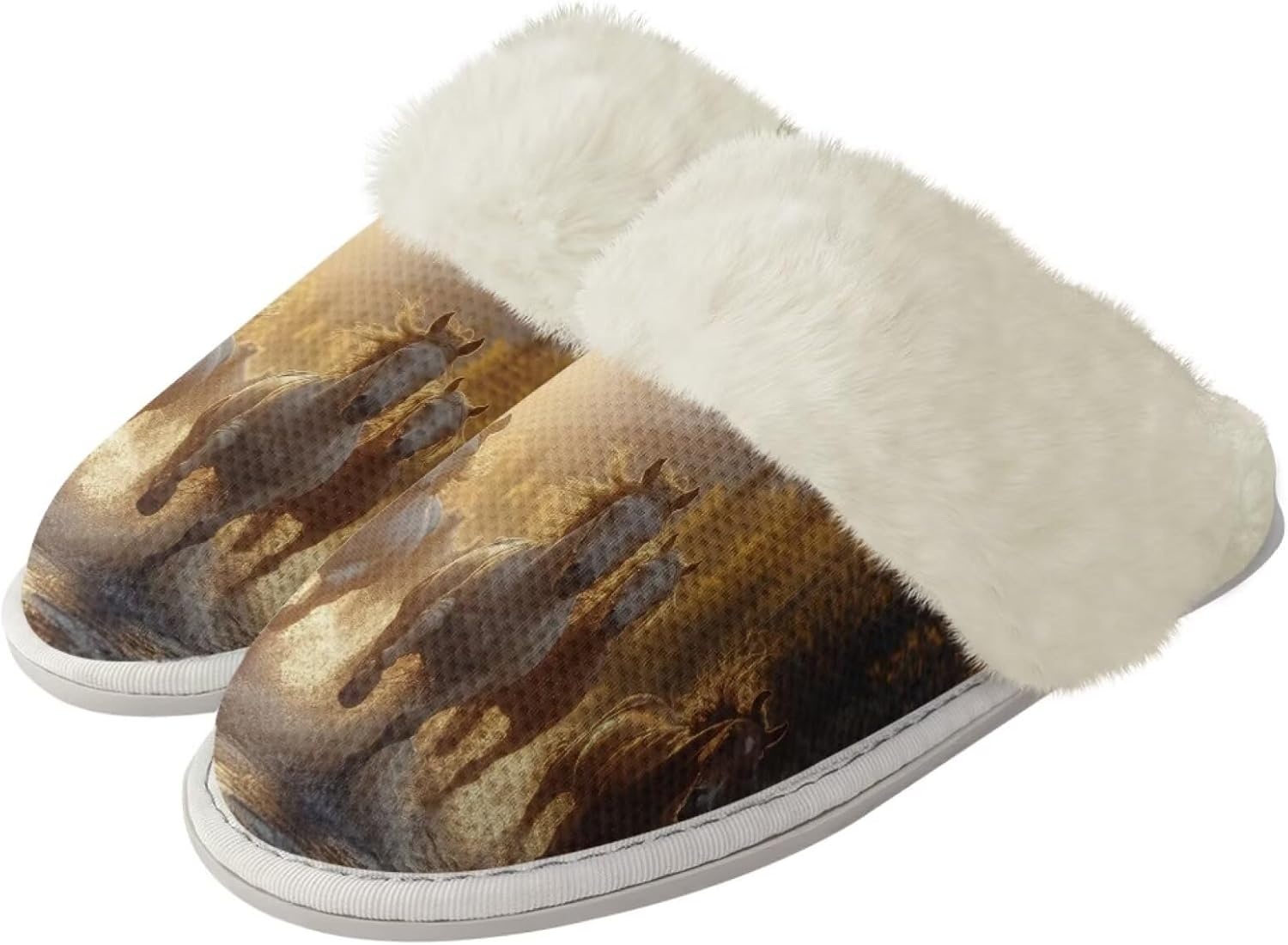 Мужские плюшевые тапочки Pointodoor для дома и улицы, теплые и уютные, легкие мягкие тапочки без шнурков, размер 3-12, Running Horse Print
Мужские плюшевые тапочки Pointodoor для дома и улицы, теплые и уютные, легкие мягкие тапочки без шнурков, размер 3-12, Running Horse Print