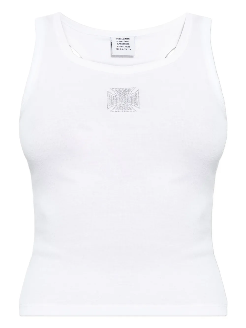 Декорированная майка Vetements, белый
Декорированная майка Vetements, белый