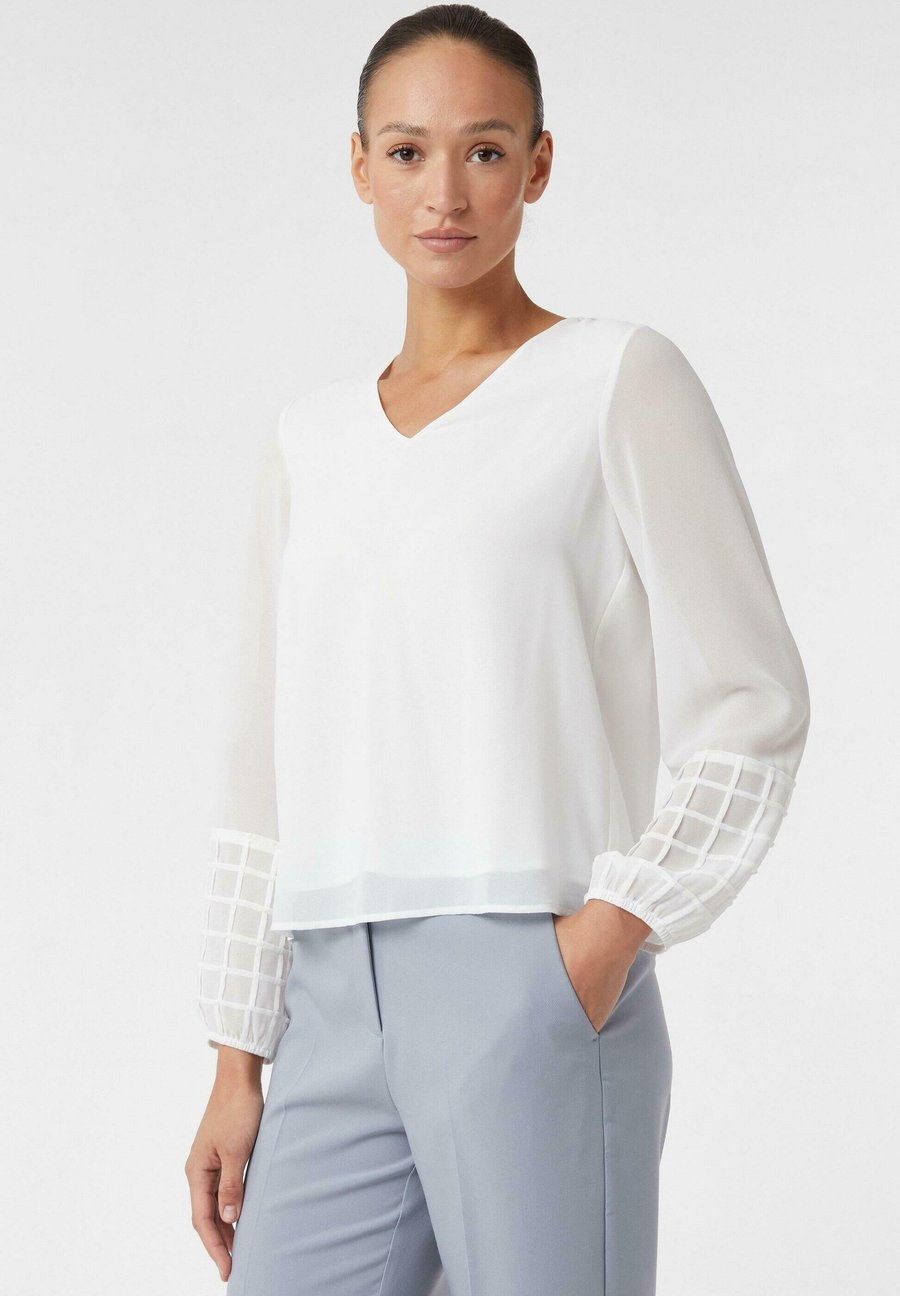 Блуза comma BLUSE, Weiß/White
Блуза comma BLUSE, Weiß/White