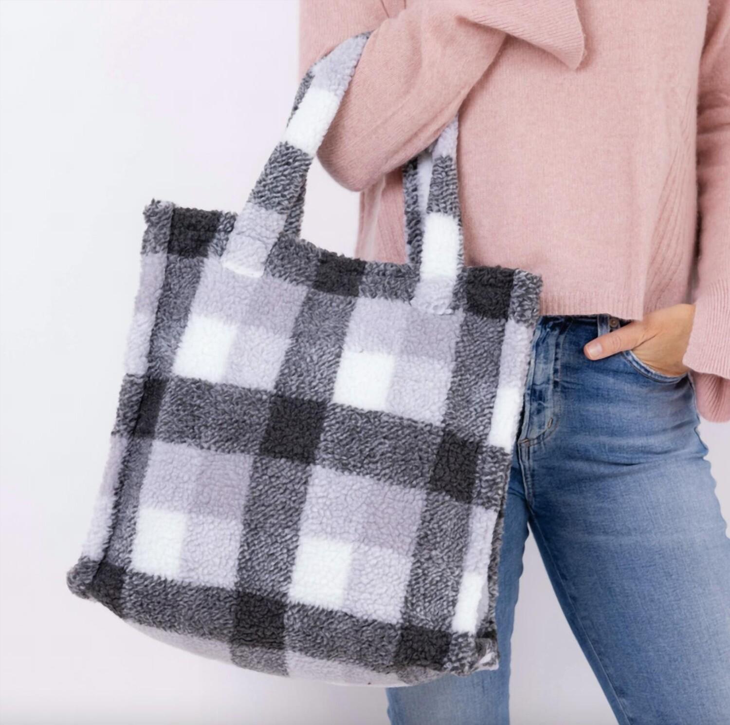 Серая сумка-тоут в клетку Teddy Hat Attack, серый
Серая сумка-тоут в клетку Teddy Hat Attack, серый