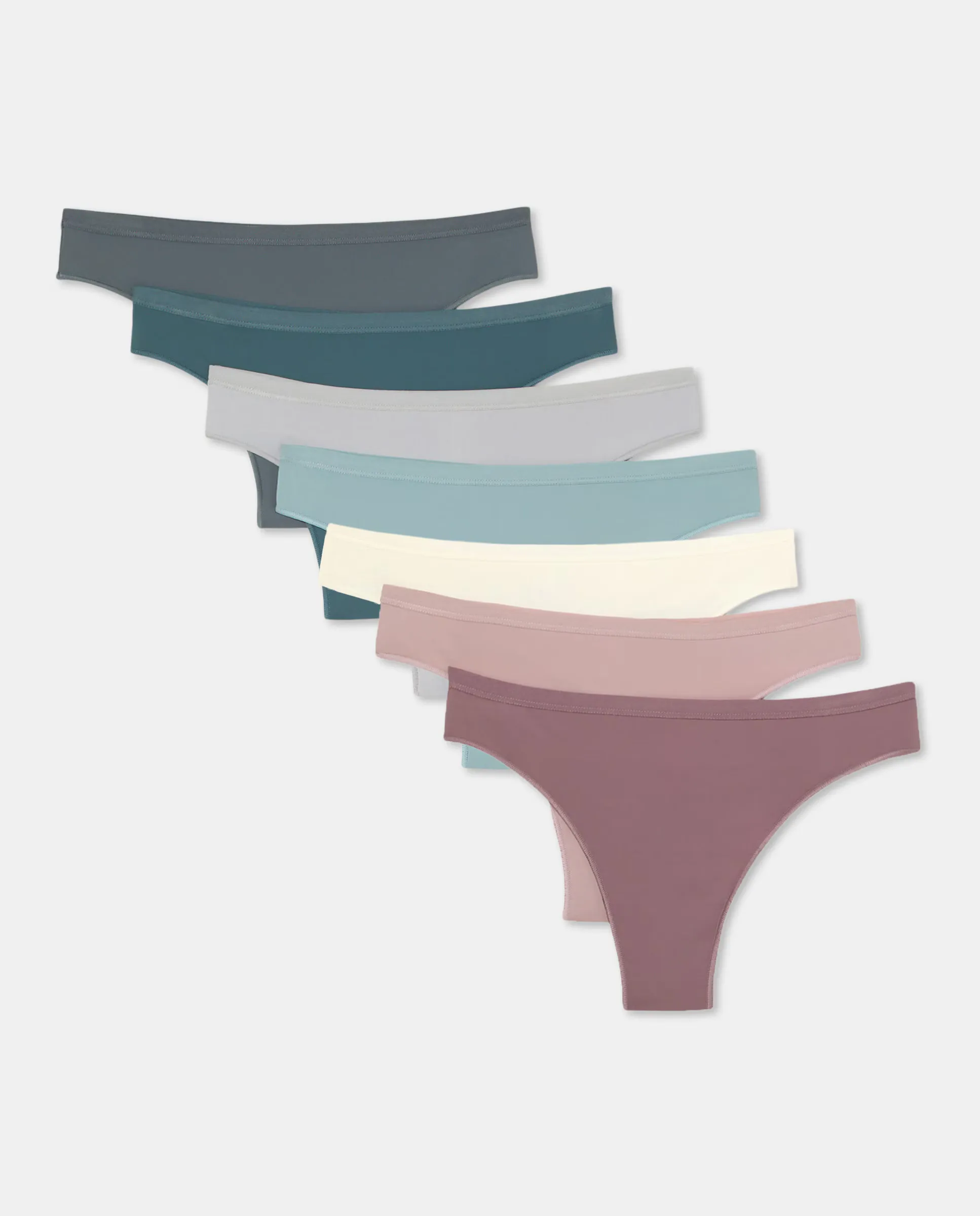 Набор из семи стрингов из микрофибры Énfasis, мультиколор 
Набор из семи стрингов из микрофибры Énfasis, мультиколор