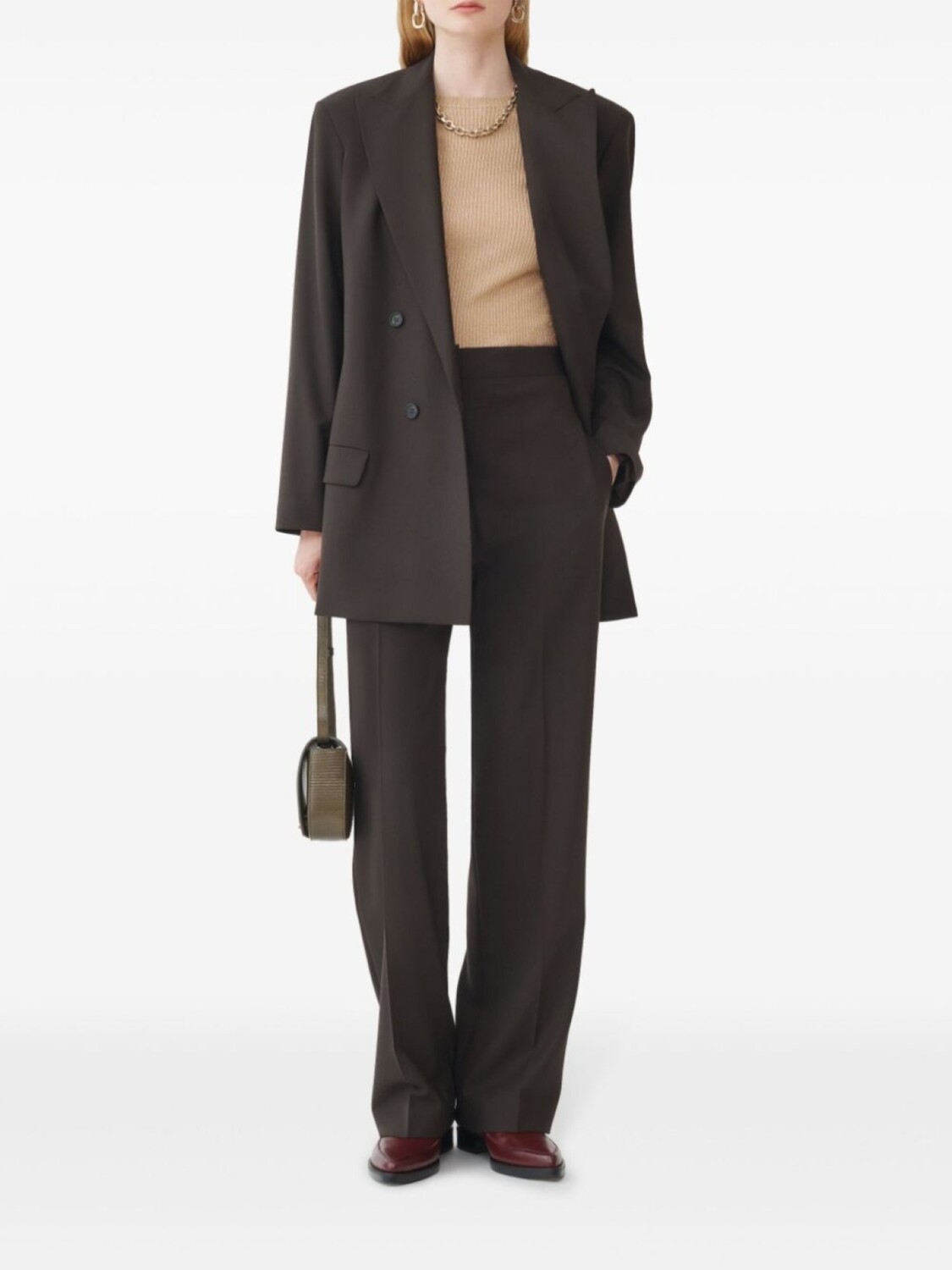 Футболка из рубчатого трикотажа Fabiana Filippi, коричневый
Футболка из рубчатого трикотажа Fabiana Filippi, коричневый