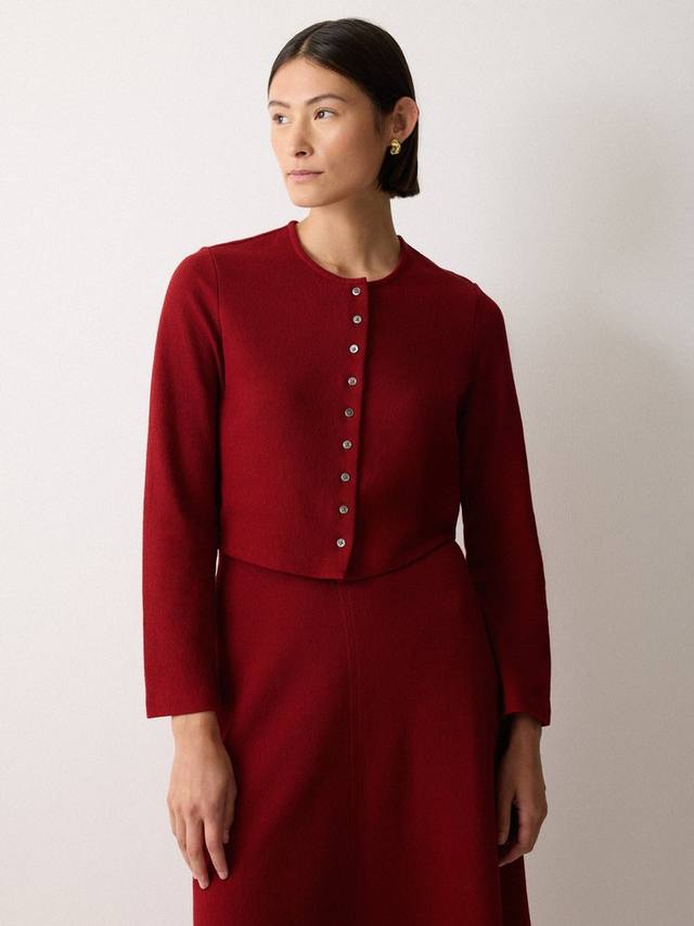 Текстурированный кардиган-джемпер из кордной ткани Jigsaw, Red
Текстурированный кардиган-джемпер из кордной ткани Jigsaw, Red