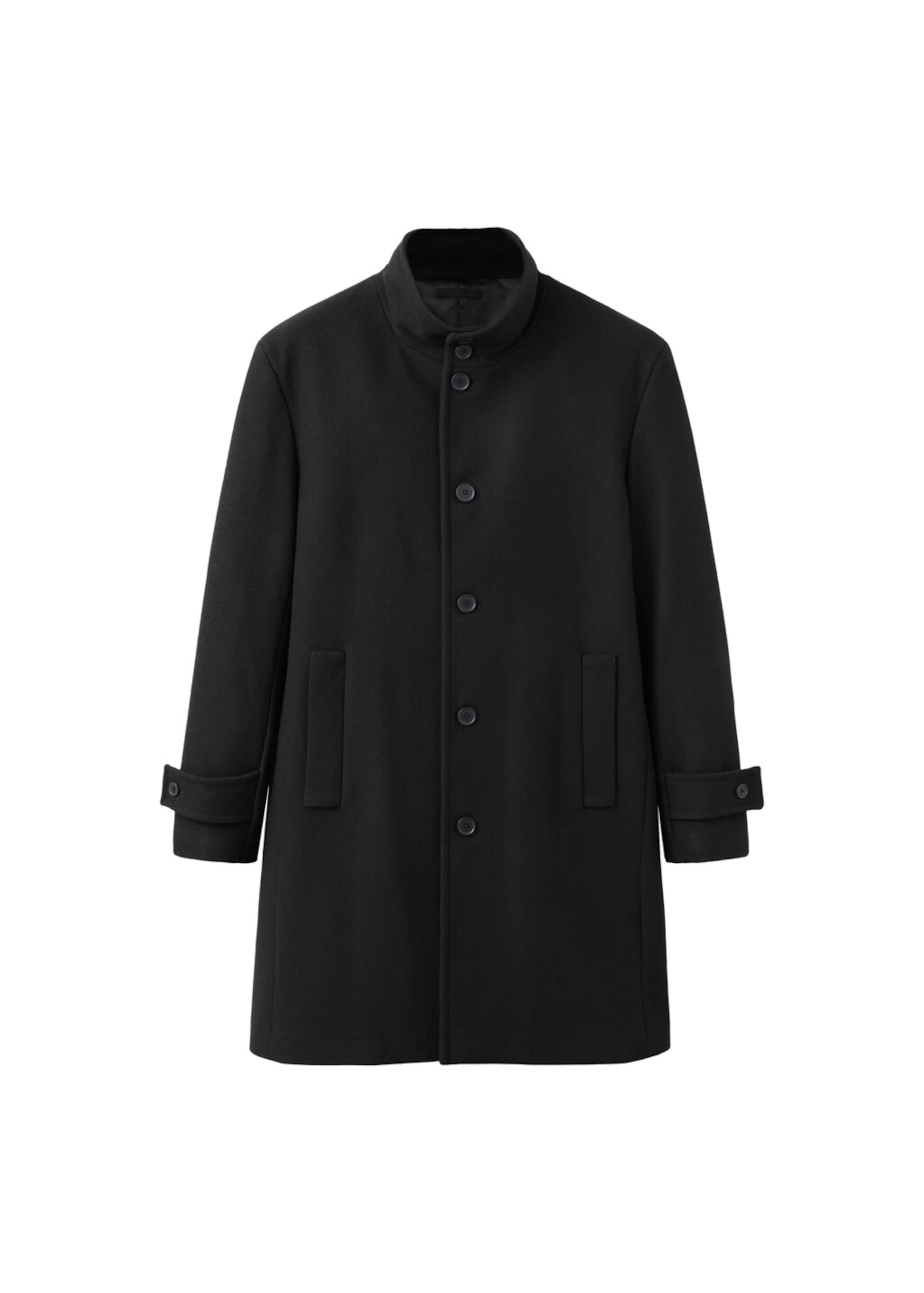 MANGO MAN Межсезонное пальто 'Funnel' в черном цвете
MANGO MAN Межсезонное пальто 'Funnel' в черном цвете