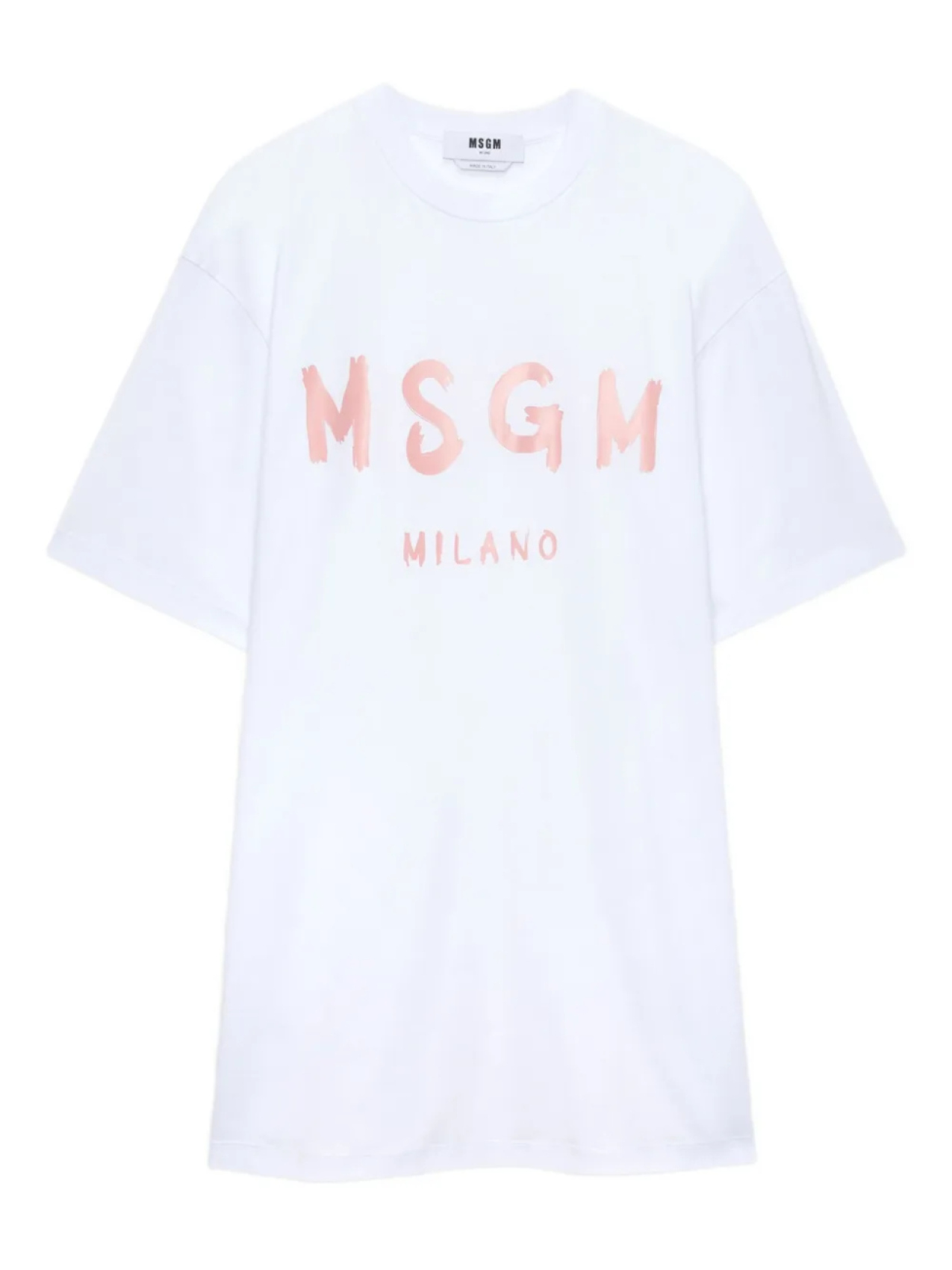 Платье-футболка из хлопка MSGM, белый
Платье-футболка из хлопка MSGM, белый