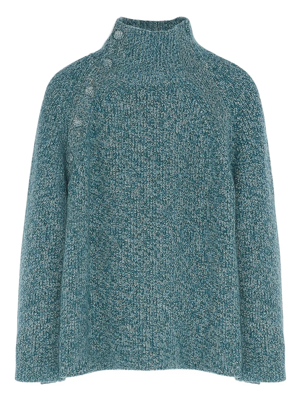 Свитер с воротником-воронкой Yves Salomon, синий
Свитер с воротником-воронкой Yves Salomon, синий