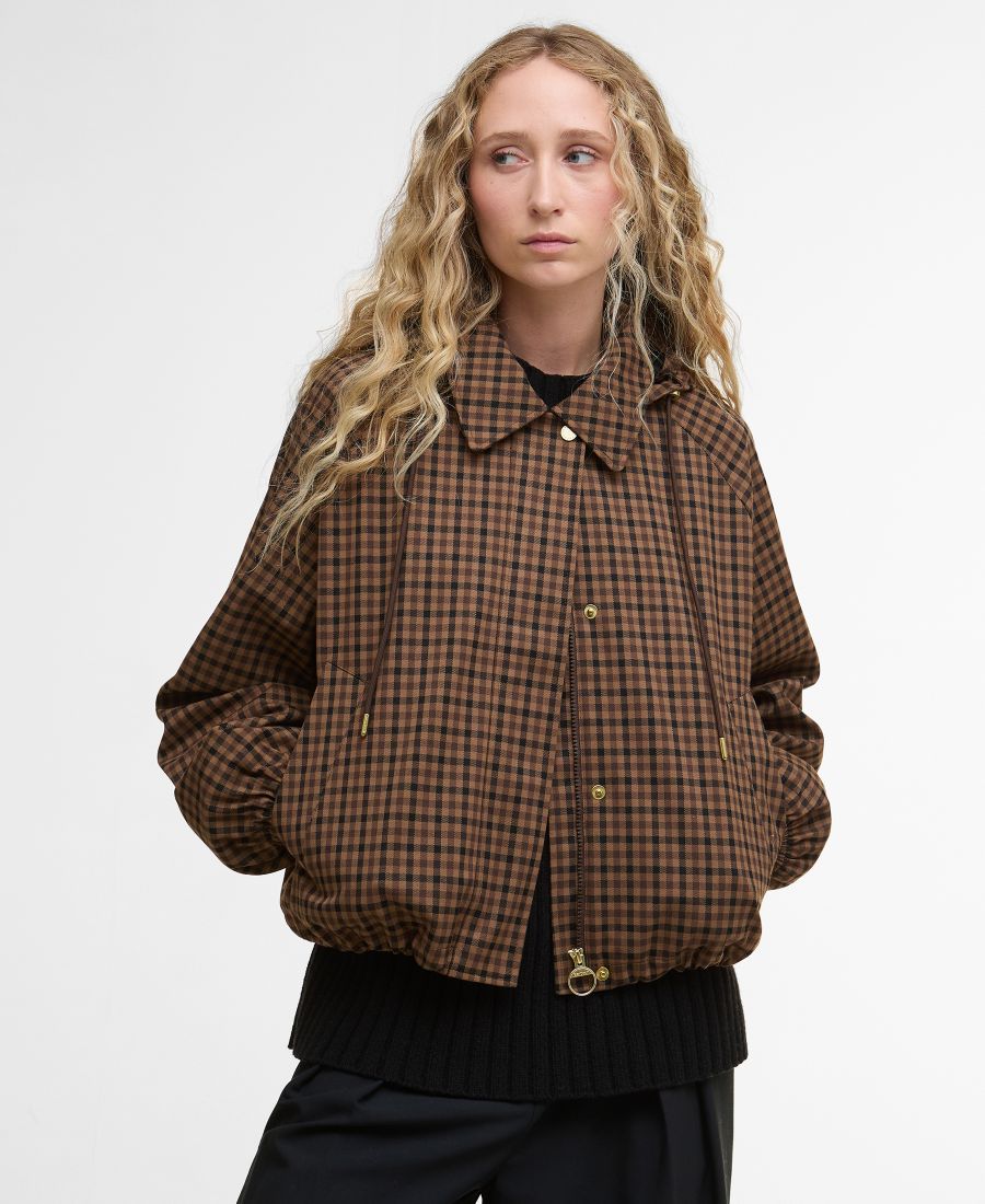 Женская непромокаемая куртка с капюшоном Audrey Barbour, Vicuna Gingham Check
Женская непромокаемая куртка с капюшоном Audrey Barbour, Vicuna Gingham Check