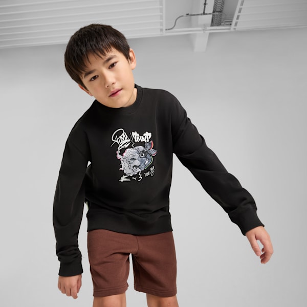 Толстовка с принтом для детей старшего возраста Puma X Tmnt, черный
Толстовка с принтом для детей старшего возраста Puma X Tmnt, черный