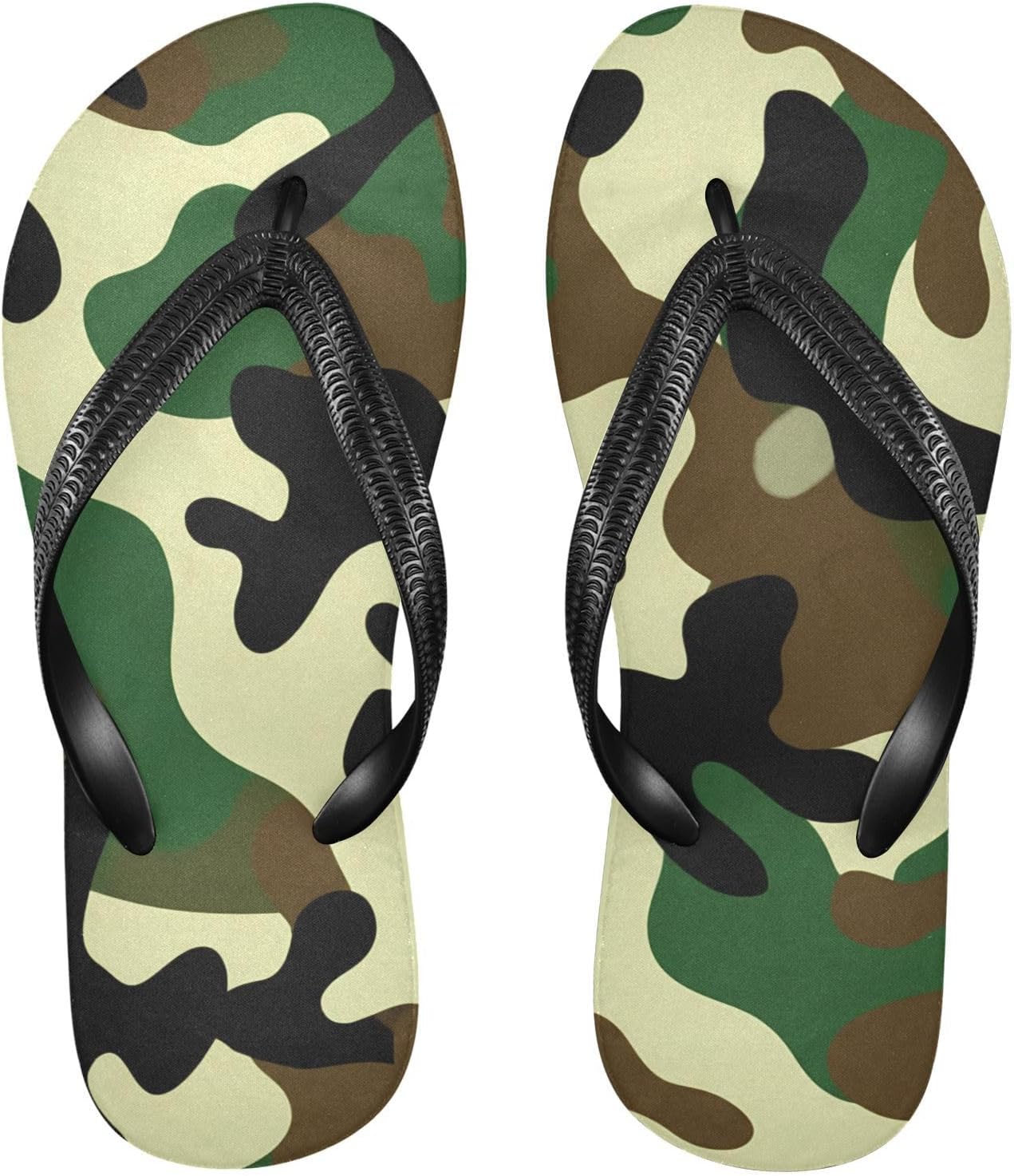 Мужские и женские пляжные шлепанцы-сланцы камуфляжного зеленого и бежевого цвета, резиновые, противоскользящие, летние тапочки для душа и прогулок Sinestour
Мужские и женские пляжные шлепанцы-сланцы камуфляжного зеленого и бежевого цвета, резиновые, противоскользящие, летние тапочки для душа и прогулок Sinestour