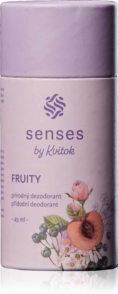 Фруктовый веганский дезодорант-стик Kvitok, 45 мл
Фруктовый веганский дезодорант-стик Kvitok, 45 мл